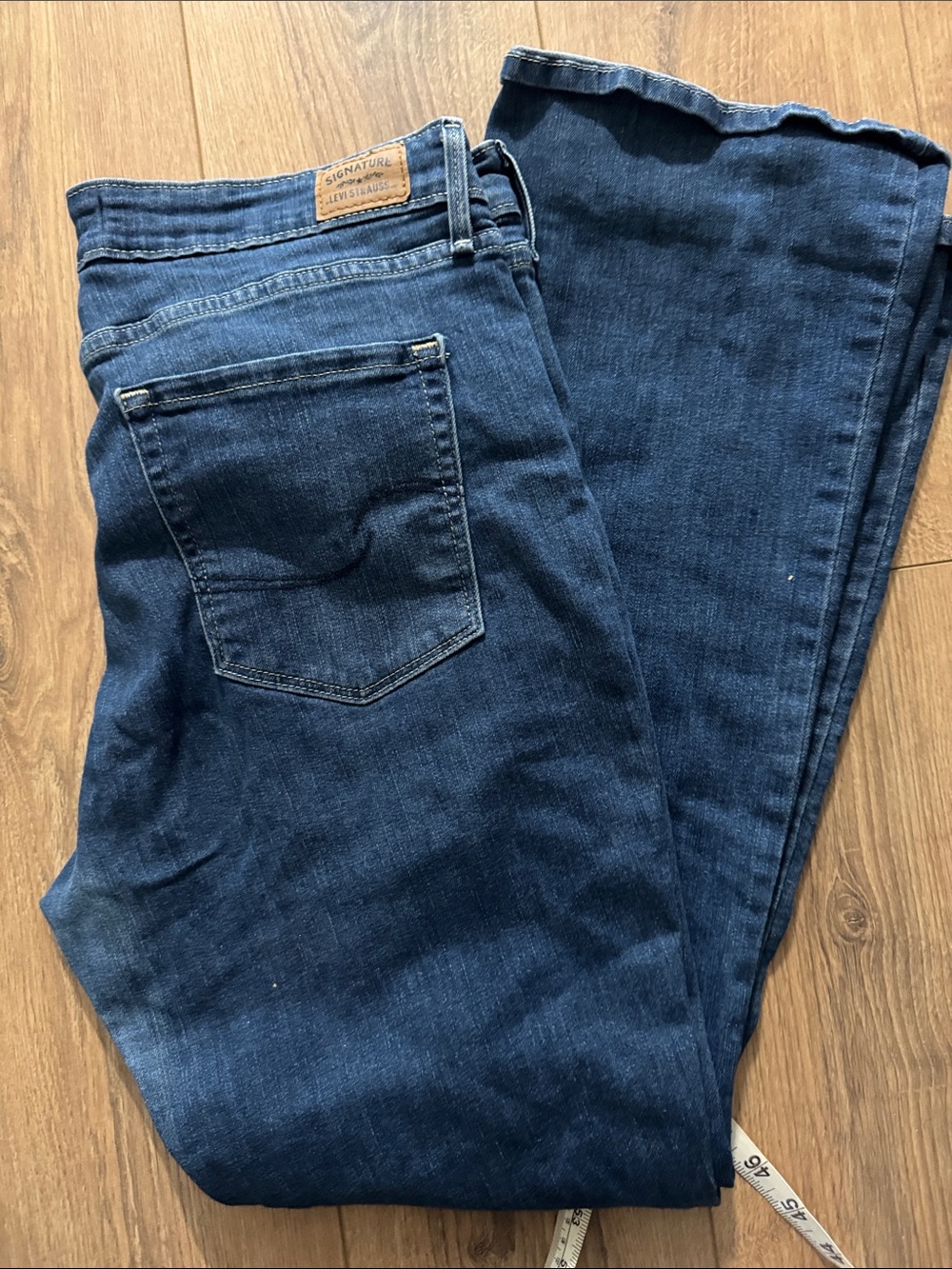 Signature by Levi Strauss Mid-Rise Bootcut Jeans - Blue